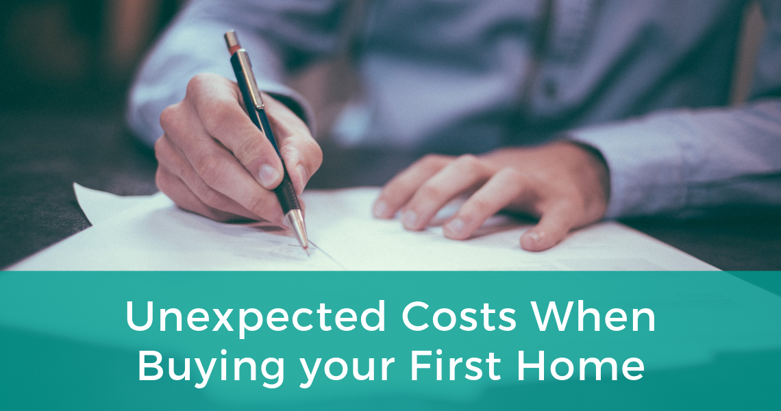 Unexpected Costs When Buying your First Home
