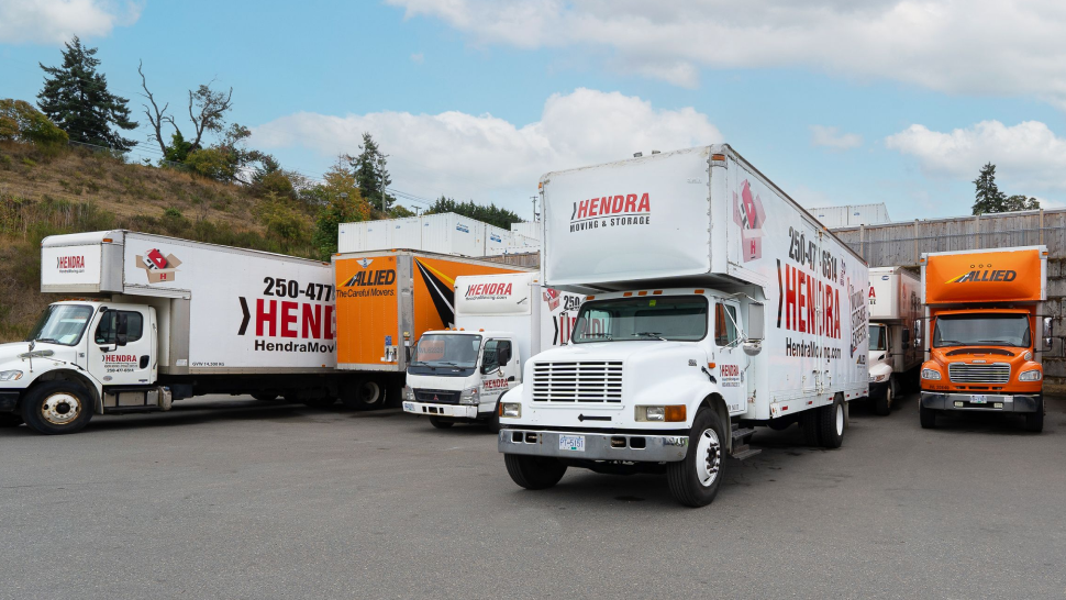 Impressive fleet owned by Hendra Moving and Storage